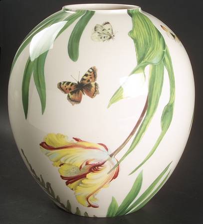 Floral Haven Globe Vase