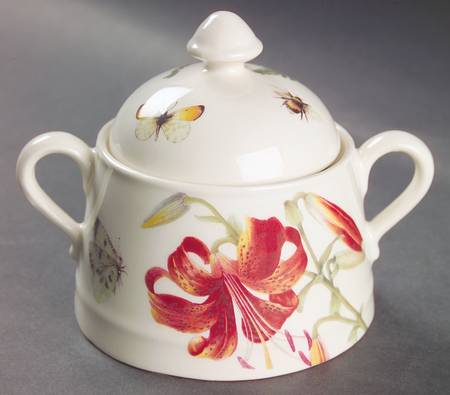 Floral Haven Ascot Sugar Bowl & Lid