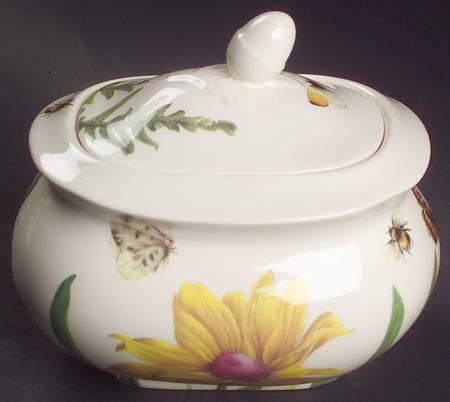 Floral Haven Sugar Bowl & Lid