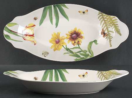 Floral Haven Bread Tray