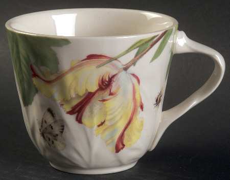 Floral Haven Flat Cup