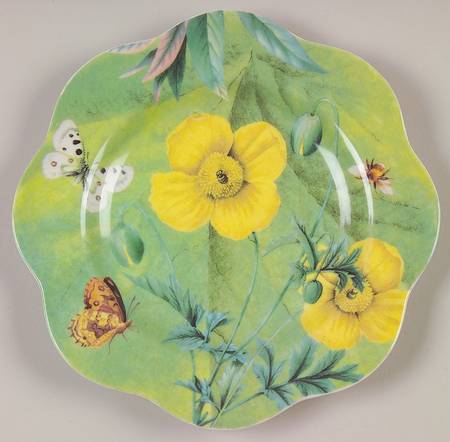 Floral Haven Canape Plate