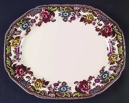 Grove 14" Oval Serving Platter by Spode