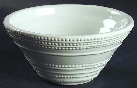 Chantilly White Graphic Coupe Cereal Bowl