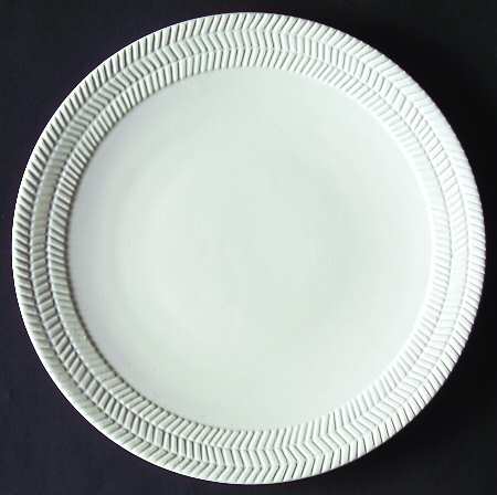 Chantilly White Graphic Salad Plate