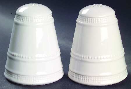 Chantilly White Graphic Salt & Pepper Set