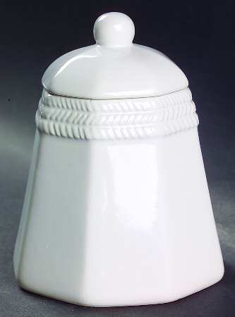 Chantilly White Graphic Sugar Bowl & Lid