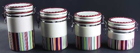 Color Vista (4 Piece) Canister Set (Box Set)