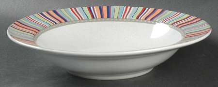 Color Vista Rim Soup Bowl