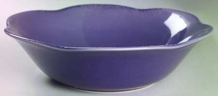 Jardinette Purple 9" Round Vegetable Bowl