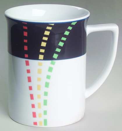 Metro Lane Black Mug