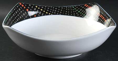 Metro Lane Black 10" Round Vegetable Bowl