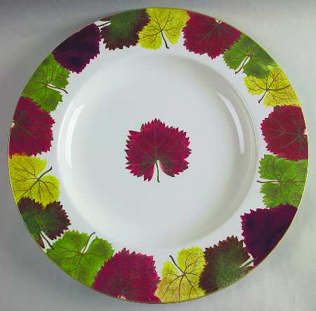 Leaf Harmony 16" Chop Plate (Round Platter)