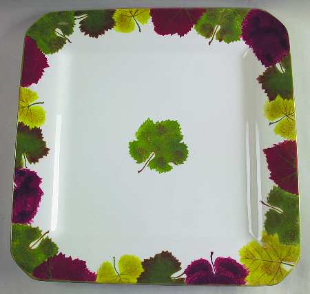 Leaf Harmony 16" Square Serving Platter