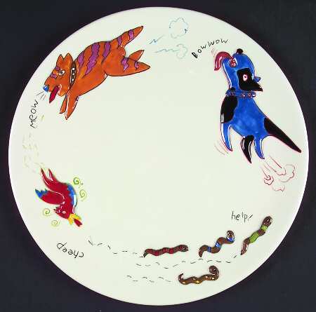 Food Chain Cake Plate