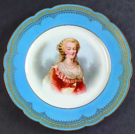 Sevres Porcelain Collector Plates Marie Antoinette - No Box