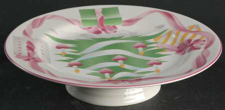 Home for Christmas (China) Round Compote (Height X Width)