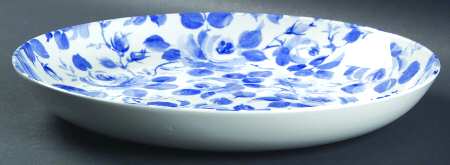 SP374 Blue 11" Pasta Serving Bowl