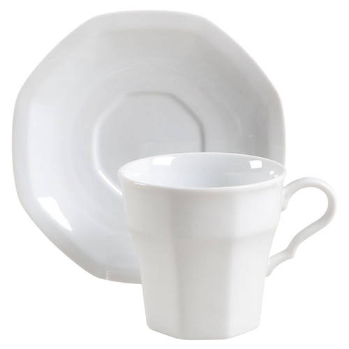 Maison Blanche Flat Cup & Saucer Set