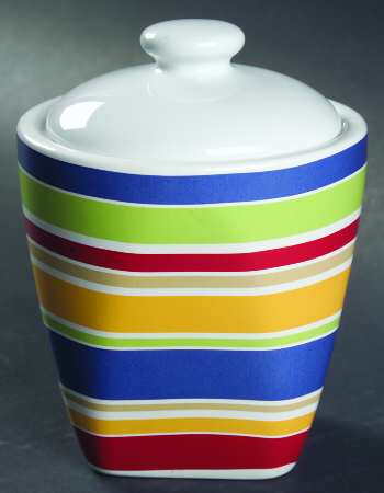 Forma Stripes Sugar Bowl & Lid