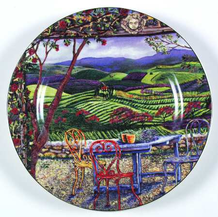 Tuscan Travels Salad Plate