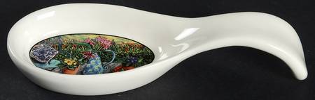 Tuscan Travels Spoon Rest/Holder (Holds 1 Spoon)