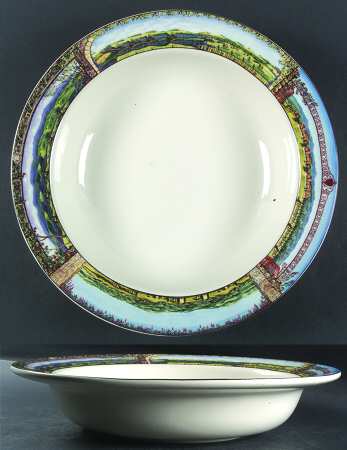 Tuscan Travels 14" Large Salad Serving Bowl