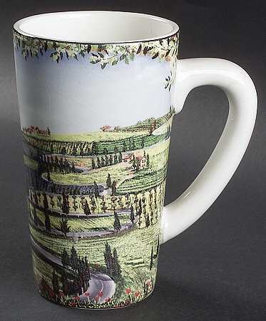Tuscan Travels Latte Mug