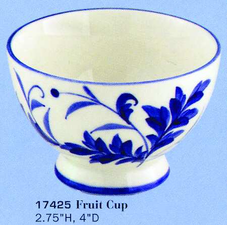 Blue Leaf Fruit/Dessert (Sauce) Bowl