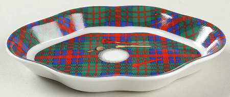 Sporting Life Small Oval Fluted Dish