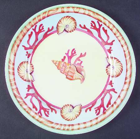 Collecting Sea Shells Dinner Plate