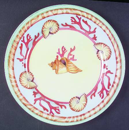 Collecting Sea Shells Dinner Plate