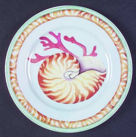 Collecting Sea Shells Salad/Dessert Plate