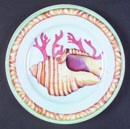 Collecting Sea Shells Salad/Dessert Plate