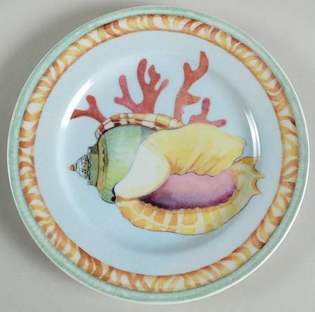 Collecting Sea Shells Salad/Dessert Plate