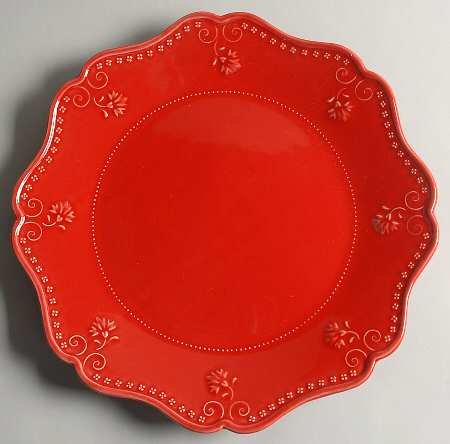 Sunflower Red Service Plate (Charger)