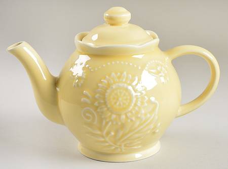 Sunflower Yellow Teapot & Lid