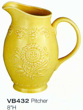 Sunflower Yellow Pitcher