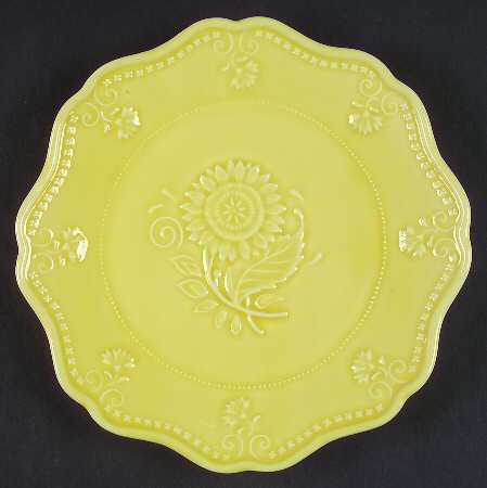 Sunflower Yellow Salad/Dessert Plate