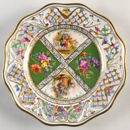 SCH422 Pierced Edge Salad Plate