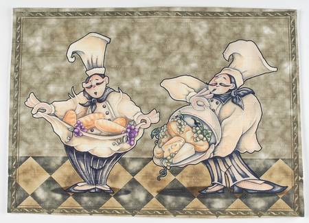 Bordeaux Bistro Cloth Placemat