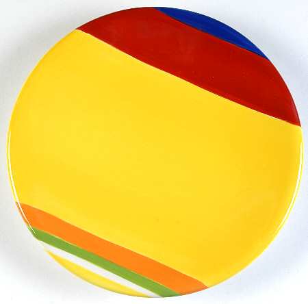 Colorfest III Yellow Salad Plate