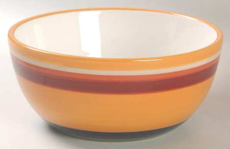 Colorfest III Orange Coupe Cereal Bowl