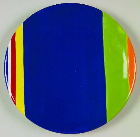 Colorfest III Blue Salad Plate