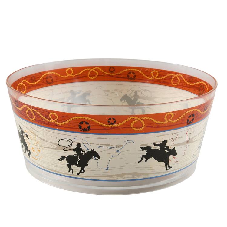 Happy Trails 10" Large Melamine Salad Serving Bowl