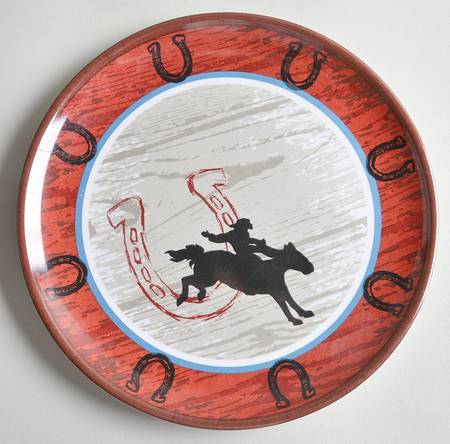 Happy Trails Melamine Salad Plate