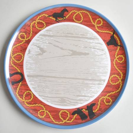 Happy Trails Melamine Dinner Plate