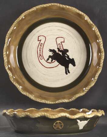 Happy Trails 10" Pie Baking Plate