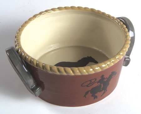 Happy Trails Individual Handled Soup Bowl