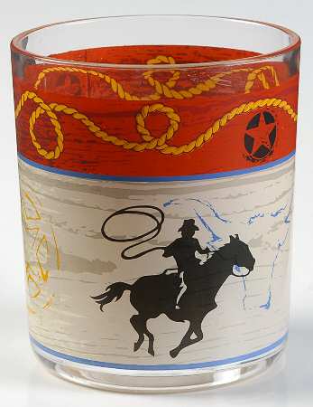 Happy Trails Melamine Double Old Fashion